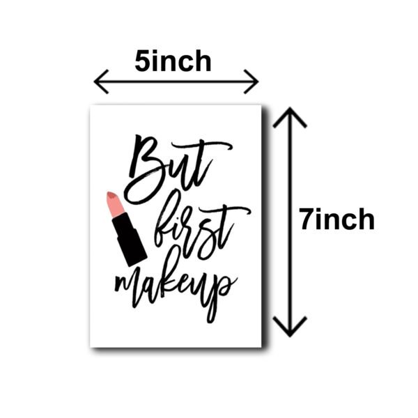 set of 5 girls room motivational wall art wooden sticky Phototile frames