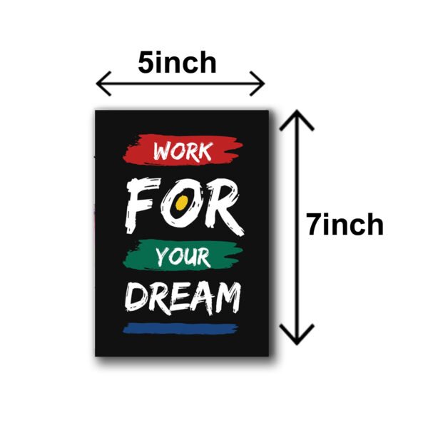 set of 6 motivational wooden sticky frames for wall art decore / sticky phototiles